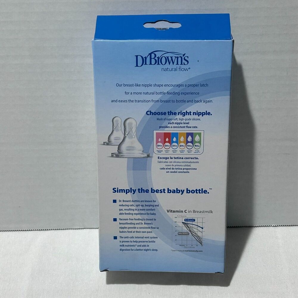 Dr. Brown's Boys Anti-colic Baby Bottle 2 Pack (8 oz) Fox Lion Size 1 Narrow 0m+ - Picture 5 of 6